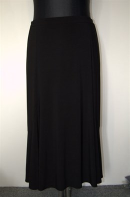 1256 Dámská černá úpletová "tulipánová" sukně - vel.56, 58