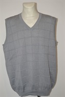 4644 Pánský šedý pulovr, 4XL-6 XL