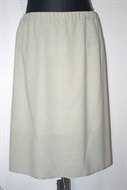 1451 Dámská sukně, krémovo-béžová barva, 3XL, s podšívkou