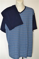 4242 Pánské pyžamo, kr. rukáv, triko a kraťasy, různé barvy - vel. 3XL - 10XL