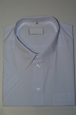 4230 Pánská bílá košile, kr. rukáv - vel. 46 - 56