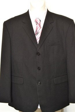 4249 Pánský oblek, černý, klasický střih, vel. 60-70
