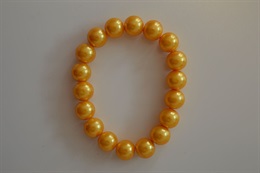 4300 Krásný perlový náramek, barvy: žlutá !!!POSLEDNÍ KUS!!!