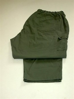 4451  Pánské khaki   kalhoty - kapsáče, obvod pasu: 120 -170 cm
