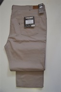 4618 Pánské letní béžové kalhoty, 120 cm, prodloužené