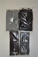4001 Pánské šle -  černé, prodloužené, širší