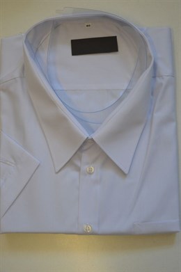 4176 MAXI košile bílá  kr. rukáv, vel.58,50,62