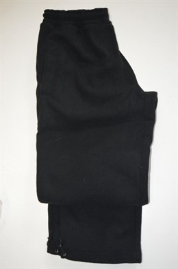 4171 teplé fleesové kalhoty, černé, vel. 2XL,5XL