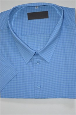 4229 Pánská košile, modrá kostička, vel. 56