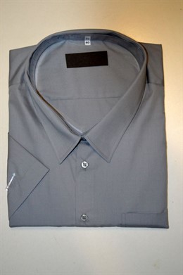 1069 Maxi košile šedá, kr. rukáv, vel. 60