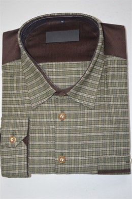 4159 Pánská luxusní flanelová košile ,dl. rukáv - vel. 52