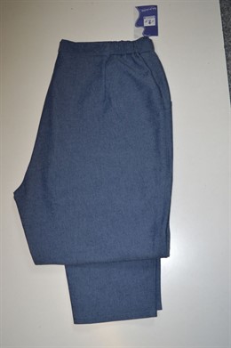 1016 dámské riflové kalhoty, modré -boky 140 cm