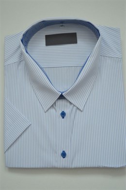 4624 košile bílá s modrým proužkem, vel.54