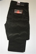 4163 Manžestrové khaki kalhoty, pas110 - 160 cm