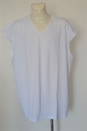 4048 Pánské triko bílé bez rukávů, vel. 4 XL