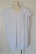 4048 Pánské triko bílé bez rukávů, vel. 4 XL
