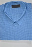 4229 Pánská košile, modrá kostička, vel. 56