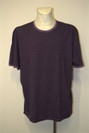 4349 Pánské fialové triko se slabým černým proužkem, kr. rukáv - vel. 3XL