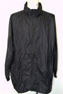 4357 Šusťáková bunda bez podšívky UNI - černá - 150 cm
