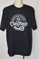 4536 Pánské  triko černé s potiskem, 5XL