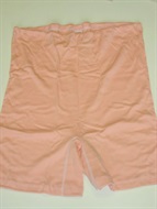 1164 Kalhotky s nohavičkou, řádkované - bílé a růžové - vel. 58 ,60