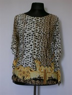1401 Moderní halena s leopardím vzorem - hrudník: 106 cm - SLEVA!!!
