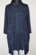 1477 Košilová halena, tm. modrá, 2XL