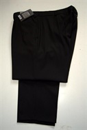 4310 černé společenské kalhoty s pruhem,  pas 122 cm