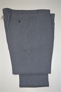 4314 Šedé tesilové kalhoty, prodloužené, pas 130 cm