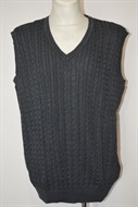 4338 Pánský šedý pulovr, vel. 4XL-7XL