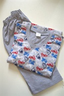 4501 Pánské pyžamo - triko + kraťasy - obvod hrudníku: 170 - 210 cm