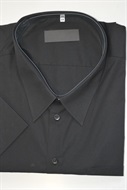 4155 MAXI košile černá, kr.. rukáv, vel. 60