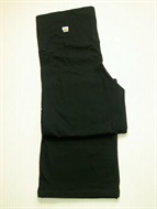 8026 těhotenské černé kalhoty s nápletem na bříško, XXL