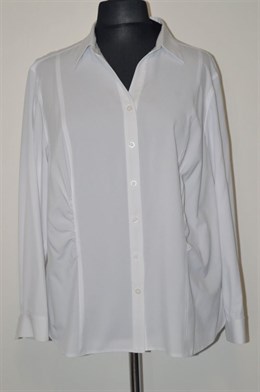 1150  Dámská halenka, bílá, košilová  vel. 56