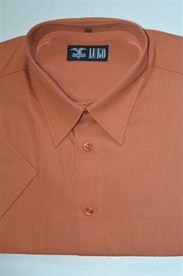 4006  Pánská společenská košile, cihlová, vel. 47,54