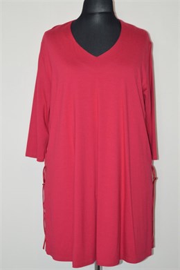 1189 moderní tunika malinová 5XL