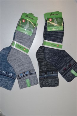 4497  Thermo zdravotní ponožky,  2 páry, vel. 40-44, 43-47