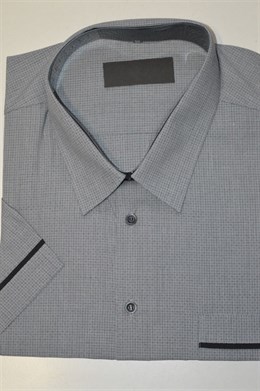 4235 Pánská košile, černo-bílý vzoreček, vel.50, 52