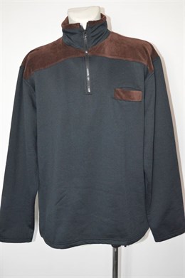 1023 Pánská mikina, kr. zip, XXL
