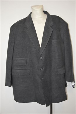 4032 Zimní kabátek flauš, tm. šedý, hrudník 184 cm
