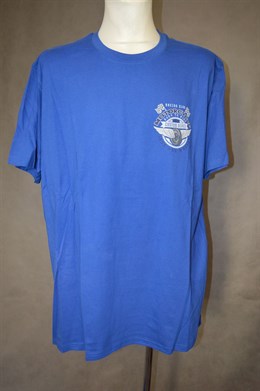 4197  Pánské  modré triko s potiskem,140-160cm