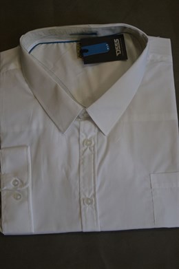 4160 Bílá společenská košile, dl. rukáv - vel. 46-58