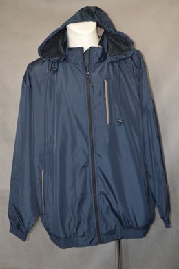 4069 Jarní a podzimní bunda,tm.modrá,5XL,6XL