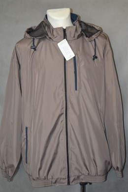 4135 Bunda jarní šedo-hnědá 5XL,6XL